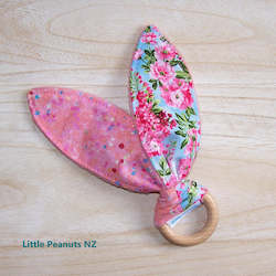 Floral Pink Teething Ring