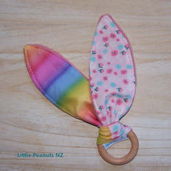 Rainbow Pink Teething Ring