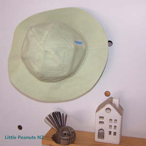 Linen Apple Baby Hat