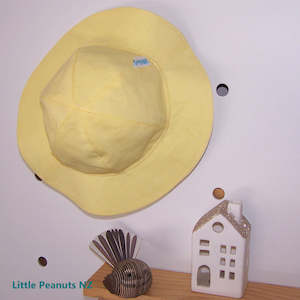 Linen Lemon Baby Hat