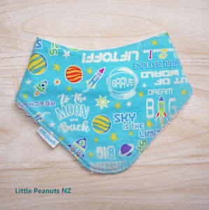 To The Moon Dribble Bib