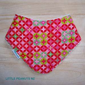 Pink Geo Dribble Bib