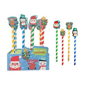 Baby wear: Xmas Pencil w/ Eraser Topper