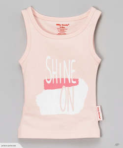 Baby wear: Shine On | girls pink tank top