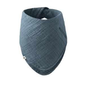 BIBS Bandana Bib, Organic (GOTS) Muslin - Petrol