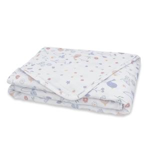 3PLY MUSLIN PRAM BLANKET - SWEET TWEET