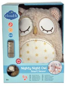 Cloud b - Nighty Night Owl with Smart Sensor - 8 Soothing Sounds