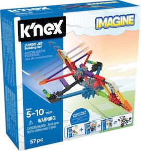 Baby wear: KNEX - JUMBO JET 57PC SET