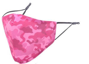 Baby wear: MASKiT Adult Face Mask Camo Pink