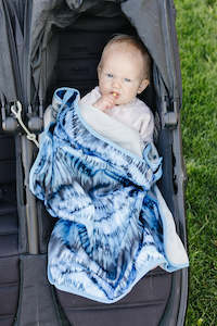 Baby wear: 2024 THERM All-Weather Hooded Blanket - Stone Tie Dye