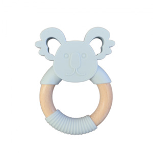 Baby wear: Jellystone Designs Koala Teether - Soft Grey