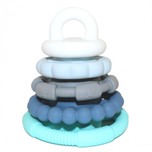 Baby wear: Jellystone Designs Rainbow Stacker - Ocean