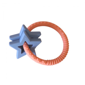 Jellystone Designs Star Teether - Peach