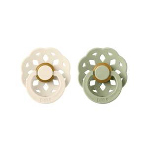 BIBS Boheme Pacifiers (2pk) - IVORY/SAGE