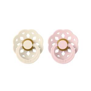 BIBS Boheme Pacifiers (2pk) - Ivory/Blossom