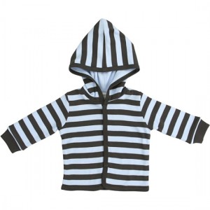 Baby wear: Marquise Chocolate Striped Hooded Jacket