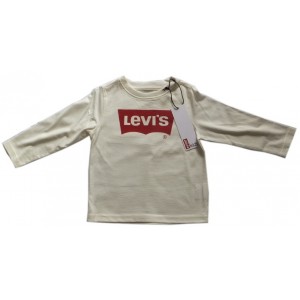 Baby wear: Levi's Kids White Batwing Logo Top