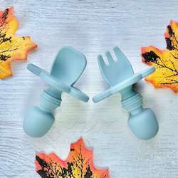 Silicone Cutlery - Blue