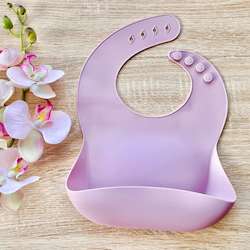 Silicone Bibs - Purple