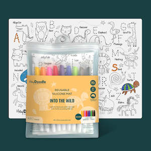 HeyDoodle Reusable Large Playmat - Into The Wild