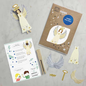 Cotton Twist Make Your Own - Angel Peg Doll Kit