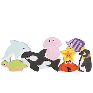 Le Toy Van Petilou Ocean Animals Stacker