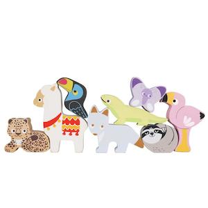 Toy: Le Toy Van Petilou Andes Animals Stacker