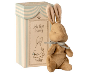 Toy: Maileg My First Bunny - Light Blue