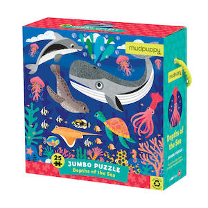 Mudpuppy Depths of the Sea Jumbo Puzzle 25pc