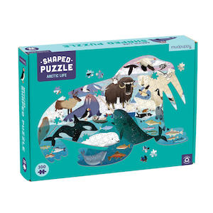 Mudpuppy Arctic Life Shaped Puzzle 300pc