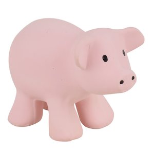 Tikiri My First Farm Animals Bath Toy & Rattle - Pig