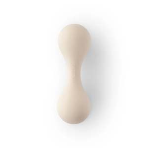 Mushie Silicone Baby Rattle - Shifting Sand