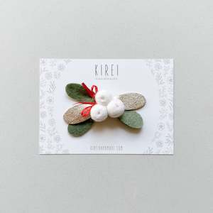 Kirei Handmade Mistletoe Headband / Hairclip