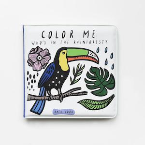 Colour Me Bath Book - Rainforest