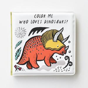 Colour Me Bath Book - Dinosaurs