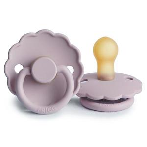 FRIGG Daisy Rubber Pacifier - Soft Lilac