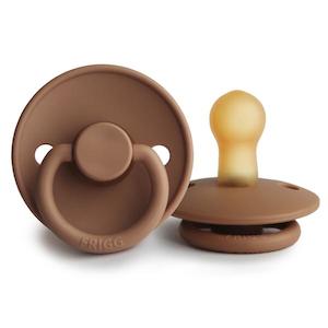 FRIGG Classic Rubber Pacifier - Peach Bronze