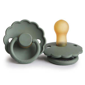 FRIGG Daisy Rubber Pacifier - Lily Pad