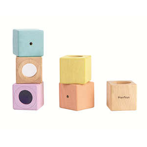 Plan Toys Sensory Blocks - Set Of 6