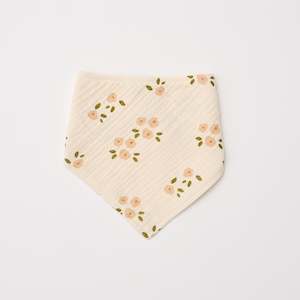 Over The Dandelions Organic Muslin Bib - Daisy