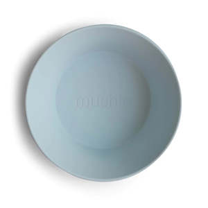 Mushie Round Bowl (Set of 2) - Powder Blue