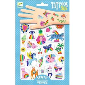 Djeco Temporary Tattoos - Rainbow