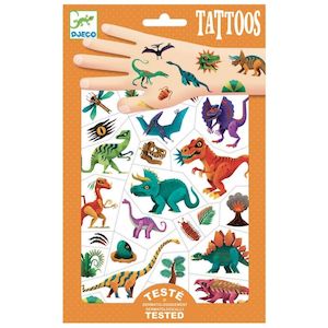 Djeco Temporary Tattoos - Dino Club