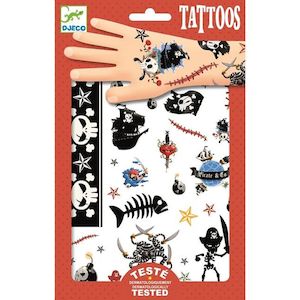 Djeco Temporary Tattoos - Pirates