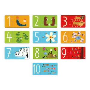 Djeco Numbers Toddler Puzzle - Set Of 10