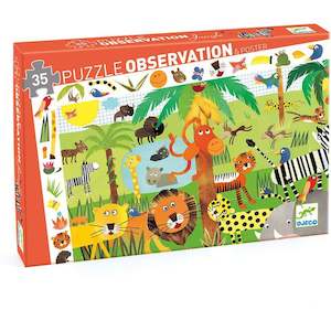 Djeco Jungle Observation Puzzle 35pc