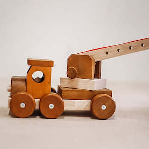 Toy: Q Toys Wooden Crane