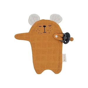 Fabelab Pacifier Cuddle Bear - Ochre