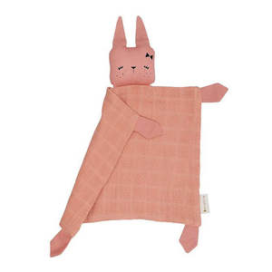 Fabelab Animal Bunny Cuddle Comforter - Old Rose