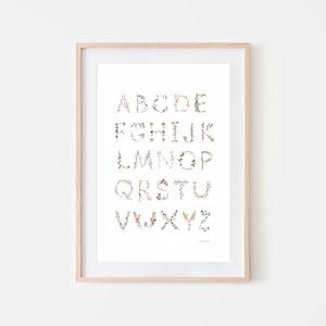 Toy: Mushie Poster - Floral Alphabet